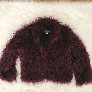 Faux fur coat